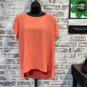 Les Amis Women's bright orange Blouse large